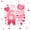 Pink 06, variant on spefrowx Colorful Bow Floral Queen Comforter Set for Kids, Love Heart Star Dots Comforter Sets Queen, Pink Reversible, 3pcs, 1 Comforter and 2 Pillowcases