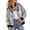 yue866-Silver, variant on Womens Sequin Jacket with Pockets Casual Long Sleeve Front Zip Party Bomber Blazer Silver S
