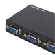 thumbnail image 2 of 4 in 1 Out 15 Pin Female 1920 X 1440 VGA Switch for PC TV Monitor Classroom Control Center Black, 2 of 4