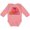 Mauve, variant on Inktastic Pink Aloha Palm Girls Long Sleeve Baby Bodysuit