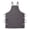 Grey, variant on Pottery Apron Split Leg, Cross Back Strap Adjustable Apron with Large Pocket, Canvas Chef Apron