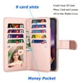 thumbnail image 2 of Tiflook Wallet Case for Motorola Moto G Stylus 5G (2024 Only), PU Leather ID Cash Credit Card Slots Holder Carrying Pouch Folio Flip Cover [Detachable Magnetic Hard Cases] Lanyard - Pink, 2 of 6
