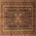 thumbnail image 1 of Ahgly Company Indoor Square Persian Brown Traditional Area Rugs, 4' Square, 1 of 4