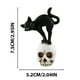 thumbnail image 3 of Adornos para el festival de gatos negros, adornos de Halloween, decoración de mesa para el hogar, 3 of 3