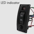 thumbnail image 3 of 12-24V Bilge Pump Switch Alarm Waterproof Ship Deck Control Panel for Boat Bilge Pumps On/Off/on Switch Panel, 3 of 5