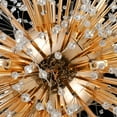 thumbnail image 6 of Large Crystal Chandeliers 24-Lights, Dandelion Gold Beaded Hanging Lamp High Ceiling, Modern Sputnik Firework Pendant Lights for Kitchen Island Bedroom Living Room Dining Room, 6 of 6