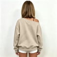 thumbnail image 5 of mgoYE Cute Sweatshirts for Teen Girls Solid Lightweight Off The Shoulder Tops Pullovers Long Sleeve Y2K Loose Fit Tunic Tops, 5 of 5