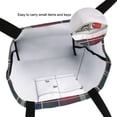 thumbnail image 6 of FORMRS Womens Canvas Tote Bag with Zipper Inner Pocket Shoulder Handbag, Warm Tartan Mosaic, 6 of 7