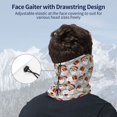 thumbnail image 4 of Neck Warmer Scarf, Christmas Santa Claus Soft Headband Hair Sock Head Wrap Headwear Face Mask Neck Gaiter, Magic Scarf Bandana Cold Weather Scarf for Men Women, 4 of 7