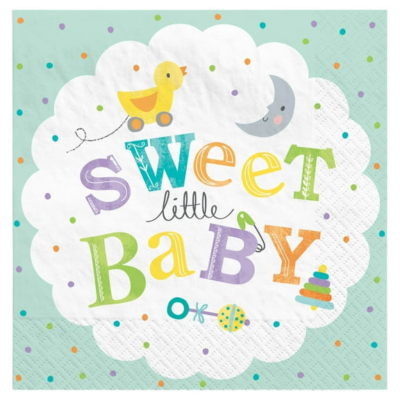 Baby Shower 'Sweet Little Baby' Small Napkins (16ct)
