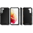thumbnail image 2 of CaseBorne R Series Case for Samsung [Galaxy S22 5G] Aluminum Frame Aramid Fiber Kevlar Backplate - Black, 2 of 6