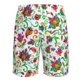 thumbnail image 6 of Kdxio Paisley Pattern Mens Casual Shorts - Drawstring Summer Beach Sports Shorts for Men, 6 of 9