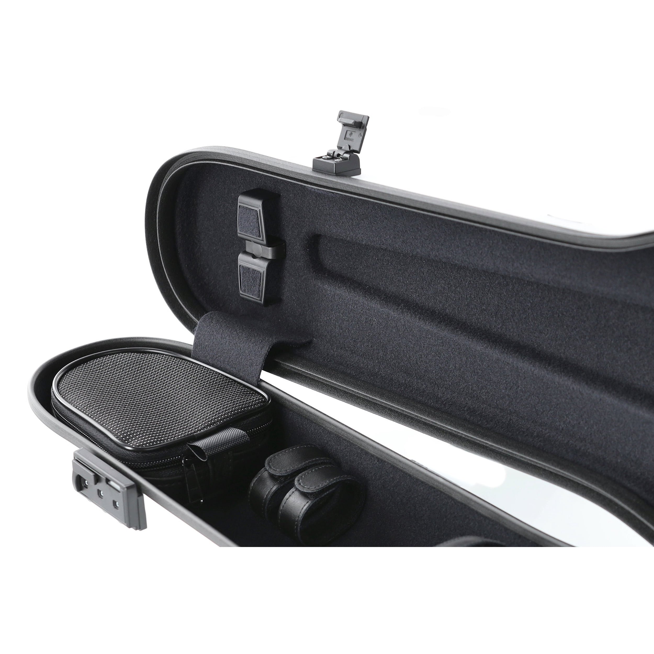 GEWA Violin Case, Air 1.7, Shaped, 4/4, White/Black, Matte, w/Subway Handle