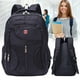 thumbnail image 5 of Mochila para hombre, impermeable, para deporte, trabajo, ocio, escuela, mochila negra, 5 of 5