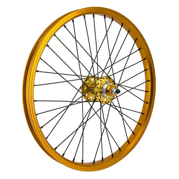 Se Bikes J24SG Rear Wheel 20in B/O 3/8inx110mm FW Rim Brake Clincher Gold 36H