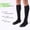 Black, variant on Ron 3 Pairs Compression Socks for Women & Men, 20-30mmHg Graduated Support