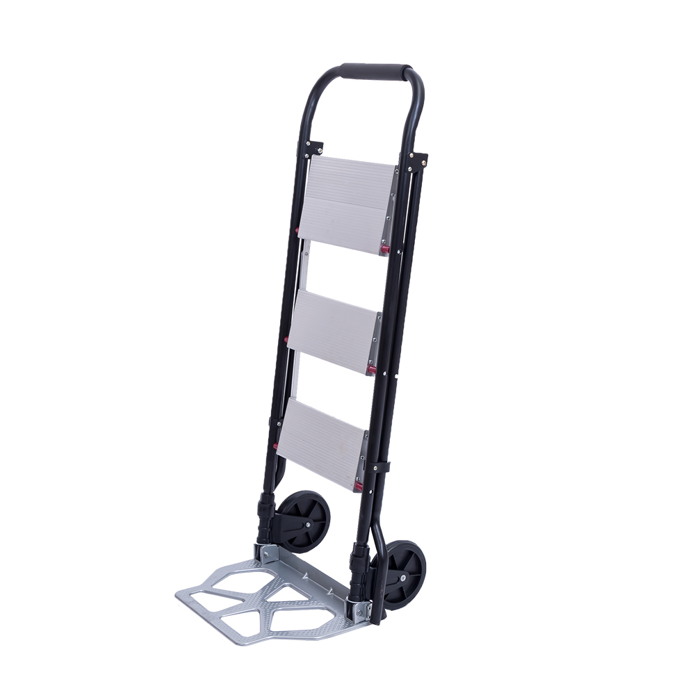 Multifunctional Folding Hand Cart with Ladder , Convenient Practical