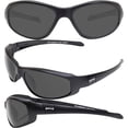 thumbnail image 4 of Global Vision Hercules-2 Series Sport Safety Riding Sunglasses Black Frame Smoke Lens, 4 of 4