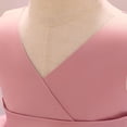 thumbnail image 6 of EnJoCho Flower Girl Dress for Wedding Tulle Satin Bow Shoulder Long A Line Girls First Communio𝗇 Dresses Formal Birthday Gown, 6 of 8