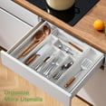 thumbnail image 4 of Pipishell Bamboo Expandable Drawer Organizer for Utensils Holder, Adjustable Cutlery Tray, Wood Drawer Dividers Organizer for Silverware, Flatware, Knives in Kitchen, Bedroom, Living Room, 4 of 9