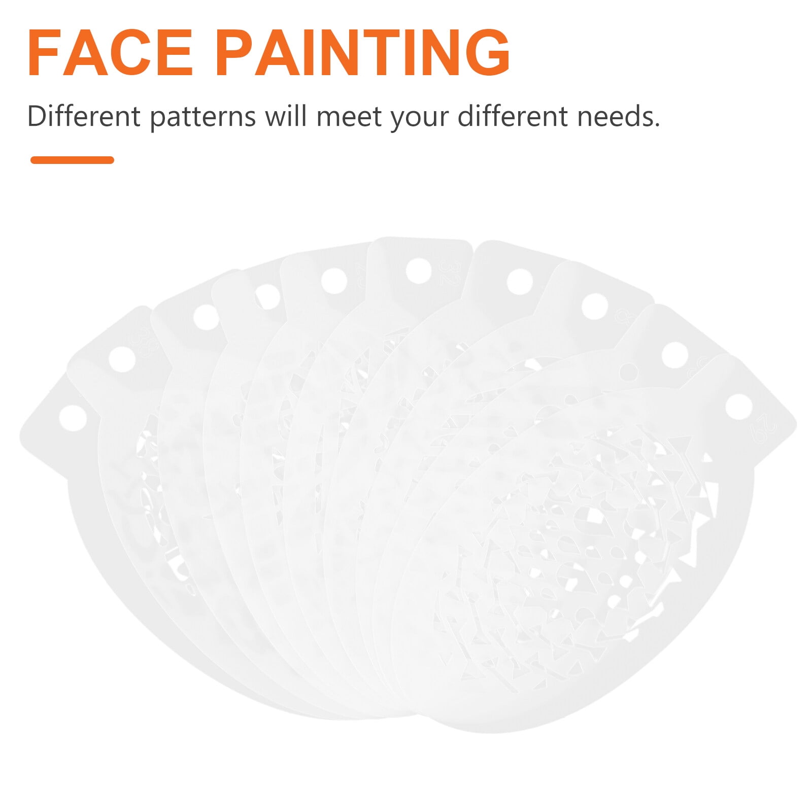 42pcs Stencil Body Painting Stencil DIY Reusable Face Body Paint