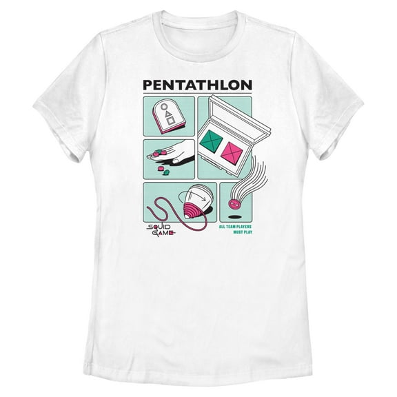 Women's Squid Game Pentathlon Graphic T-Shirt