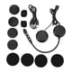 thumbnail image 1 of Auriculares Bluetooth para casco de motocicleta, intercomunicador ABS portátil para exteriores, para ciclismo, camping y conducción., 1 of 14