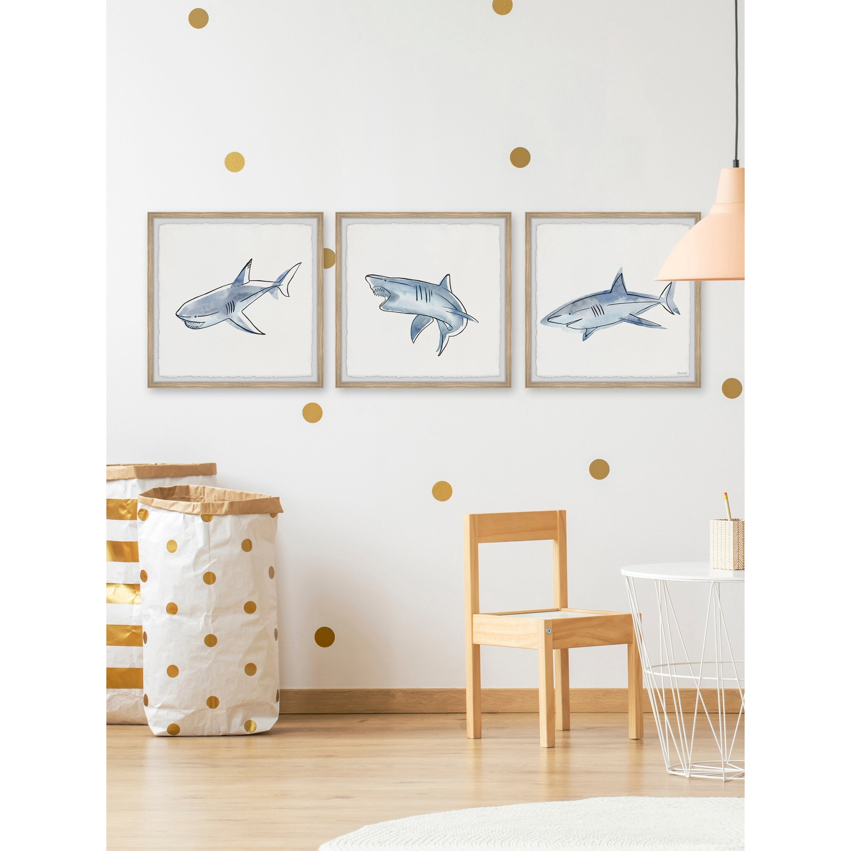 Marmont Hill Printed Animals & Insects Framed Art Prints, 24" x 72", Set of 3