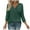 Green, variant on Womens 3/4 Sleeve Tunic Tops Summer V Neck Casual Pullover Shirts Casual Solid Color Loose Basic T-Shirts (Pink M)
