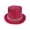 Rose Red, variant on Crystal Top Hat for Musical Festival Adult All Matchiing Party Hat Unisex Headwear Stage Show Roleplaying Tall Hats