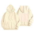 thumbnail image 6 of QHFBli Athletic Ladies' Hoodie Stylish Women's Graphic Print Hooded Sweatshirt Long Sleeve Casual Pullover Top Soft Cozy Preppy Streetwear, 6 of 6