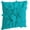 Teal, variant on Sara's Garden Petal Decorative Throw Pillow. 17 Inch Square (Chocolate, Case Only)