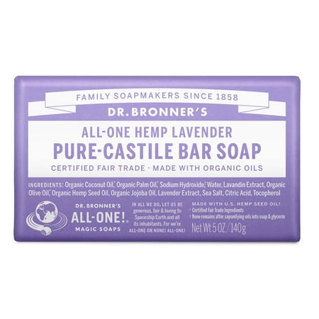 Dr. Bronner's Pure Castile Bar Soap Lavender 5 oz.
