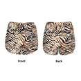 thumbnail image 3 of Balery Watercolor Zebra Pantalones cortos deportivos para mujer con forro y dos bolsillos, elásticos, para entrenamiento, gimnasio, yoga-Small, 3 of 7