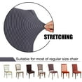 thumbnail image 5 of Amerteer 2 Pack Dining Room Chair Covers Stretch Dining Chair Slipcover Parsons Chair Covers Chair Furniture Protector Covers Removable Washable Chair Cover for Dining Room, Hotel, Ceremony, 5 of 7