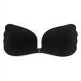 thumbnail image 4 of LELINTA 2 Packs Self Adhesive Silicone Bra Strapless Bra 3/4 Cup Push up Invisible Bra, 4 of 7