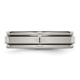thumbnail image 3 of Chisel Titanium Polished 6mm Grooved Edge Band, 3 of 6
