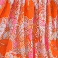 thumbnail image 6 of Fesfesfes Girl's 3 Piece Orange Print Halter Bikini Set High Cut Triangle with Beach Cover Up Shorts Swimsuit Bathing Suit for Kids 8-12 Years(Orange,9 Years), 6 of 9