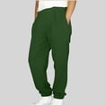 thumbnail image 2 of Niños pantalones niñas Color sólido suelto de ajuste casual deportivo cónico con bolsillos laterales cintura Niños niñas vestido pantalones, 2 of 6
