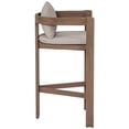 thumbnail image 4 of Meridian Furniture Newport Beige Water Resistant Fabric Patio Bar Stool, 4 of 9