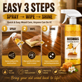 thumbnail image 4 of Natural Beeswax Wood Polish Spray for Furniture & Floors, Scratch Repair & Waterproof Protection, Restore Shine for Cabinets Tables Hardwood Floors, 120ML, 4 of 7