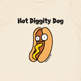 thumbnail image 4 of Inktastic Hotdog Hot Diggity Dawg Boys or Girls Baby T-Shirt, 4 of 5