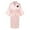 Pink, variant on TIMIFIS Silk Robes for Women Plus Size Bride Bridesmaid Party Satin Bathrobe V Neck Sleepwear Loungewear Dressing Gowns with 3/4 Sleeve - Spring/Summer