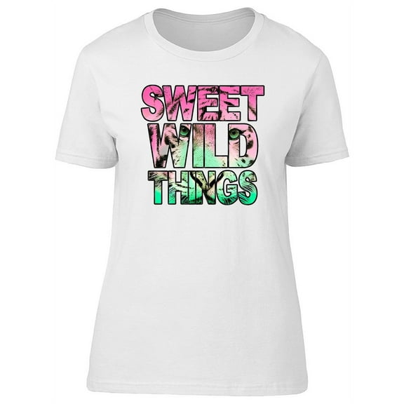 Sweet Wild Things Graphic T-Shirt Women -Image by Shutterstock, Female Large