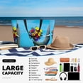 thumbnail image 5 of Xecao Elephant Trunk Couple Flowers for versatile beach bag for women includes zipper pockets and waterproof material, ideal for vacations and adventures., 5 of 7