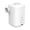 White, variant on Portable Air Pump for Inflatables with 2000mAh Battery,Mini Air Mattress Pump with 4 Nozzle,Type-C Rechargeable Quick Inflate & Deflate,For Sleeping Mattresses Pool Toys Floats Swimming Rings (Black)
