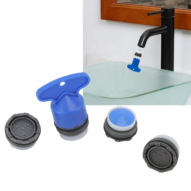 5pcs Faucet Aerator Insert M21.5mm Water Tap Aerators With Spanner For Bathroom Kitchen Faucet