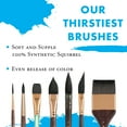 thumbnail image 2 of Princeton Brush Neptune Synthetic Squirrel Watercolor Brush, Round, 16, 2 of 7
