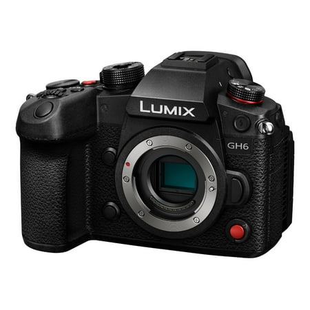 Panasonic Lumix G DC-GH6 - Digital camera - mirrorless - 25.2 MP - Four Thirds - 5.8K / 60 fps - body only - Wi-Fi, Bluetooth