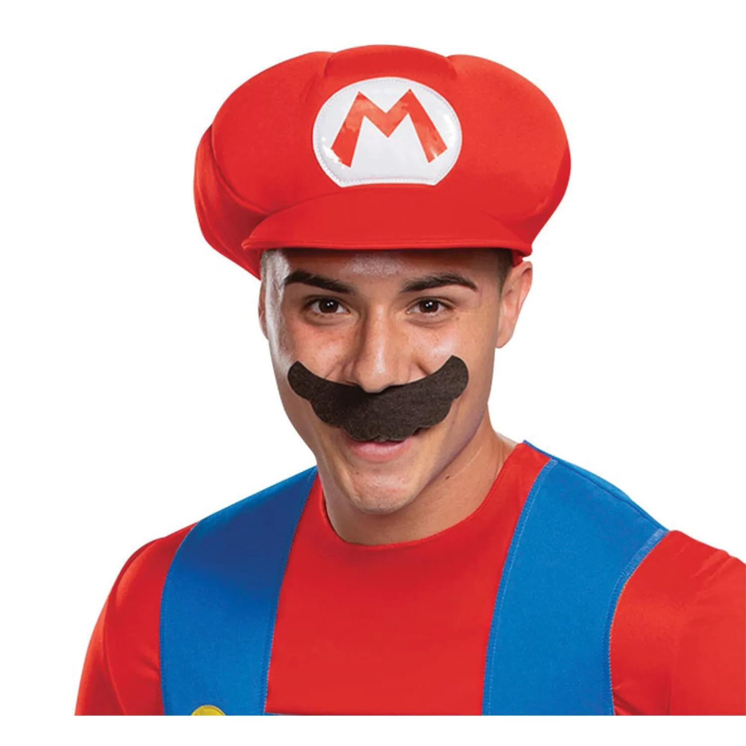 Disguise Mens Super Mario Bros. Classic Mario Costume - Size Large/X Large